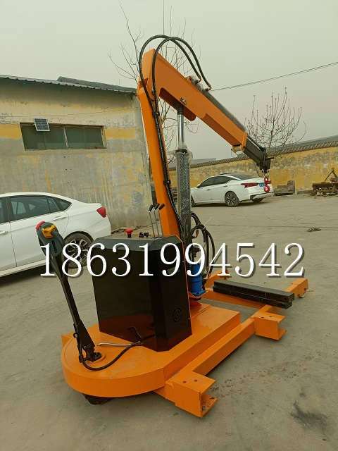 高阳县自卸车厢随车吊 自制轮式四不像起重机 四驱平板吊 5吨 贵盛